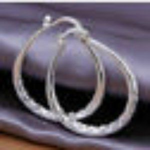 Silver Hoop Earrings